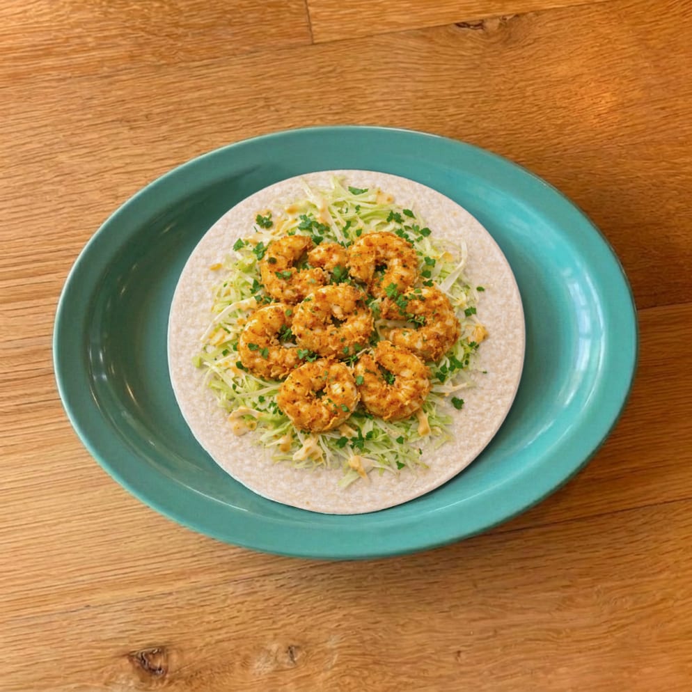 Dynamite Shrimp Taco.