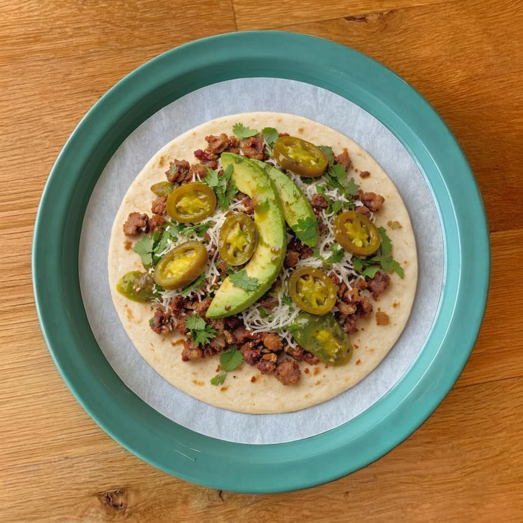 Chopped Smokehouse Brisket Taco.