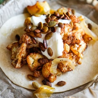 Caramelized Cauliflower Taco