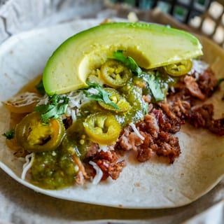 Chopped Smokehouse Brisket Taco