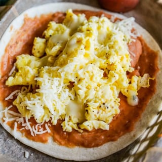 Refried Bean and Cheese Taco