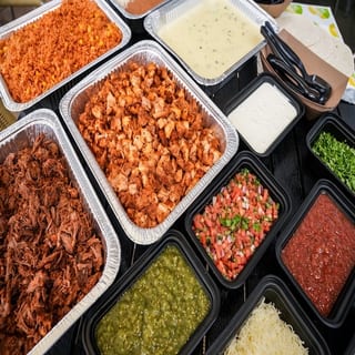 Build-Your-Own Bowl, Nachos, Taco Bar