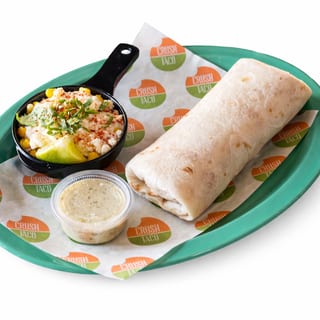 Queso Chicken Burrito Combo