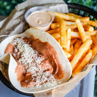 Kids Refried Bean & Cheese Taco